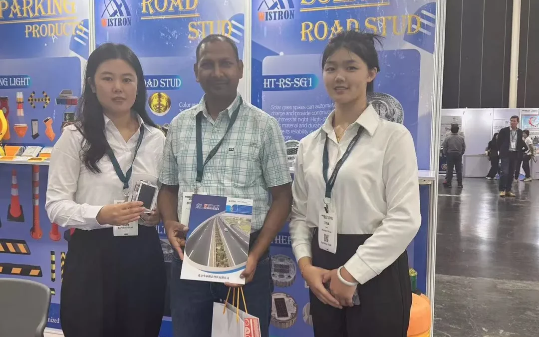 Solar Road Studs Shine Bright at The Road & Traffic Expo Thailand 2023